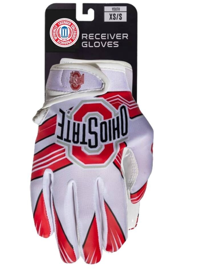 Ohio State Buckeyes Kids Receiver Gloves (Youth XS/S) AB07XMJLML84