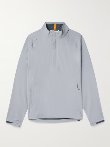 Peter Millar Shield Half Zip Rain Shell, Size S Gale Gray Waterproof Jacket $200