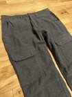 JACHS Men’s Charcoal Soft Flannel Cargo Pants / Sweatpants - Size 30 — photo 3