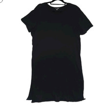 Fashion Nova Hips and Slits Tunic Top Long Split Sides Black Womens Size XXL
