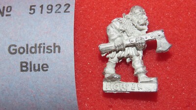Games Workshop Citadel F2 Fighters Altdorf Axeman Jagdaxt Metallfigur 1985