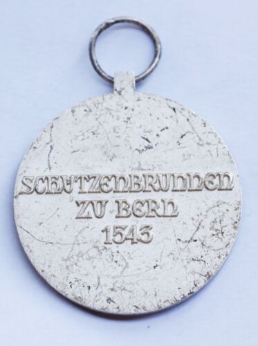 MUY RARA MEDALLA DE PLATA CANTONAL SCHUTENFEST BERN 1960 - Imagen 2 de 2