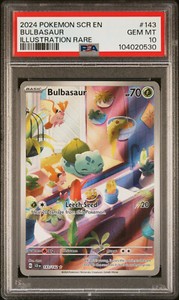 Bulbasaur 2024 Scarlet & Violet: Stellar Crown #143/142 Illustration ...