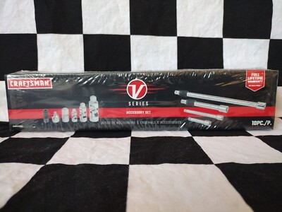 CRAFTSMAN V-SERIES Multi-Drive Accessory Set, 10 Piece (CMMT17799V) Brand New