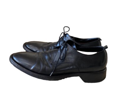Costume National Shoes Oxford Oxfords Black Leather 8 Lace Up Dress Shoes Costume National Black Color Calf Leather Handmade Lace Up Shoe main image 4