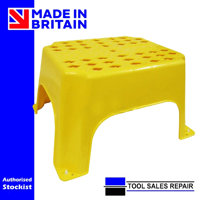 Plasterers Hop Up Step Up Safe Step Work Platform Yellow Step Stool