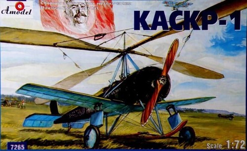 KASKR-1 Soviet autogiro - kits model Amodel 7265 Plastic model kit Scale 1:72 - Afbeelding 8 van 24
