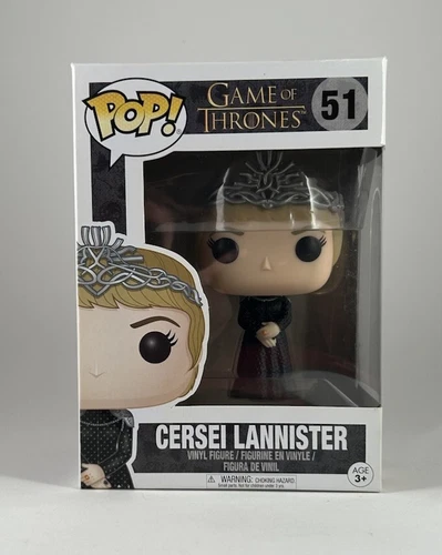Funko Pop Game of Thrones CERSEI LANNISTER (Black Dress) #51 Vaulted NEW!