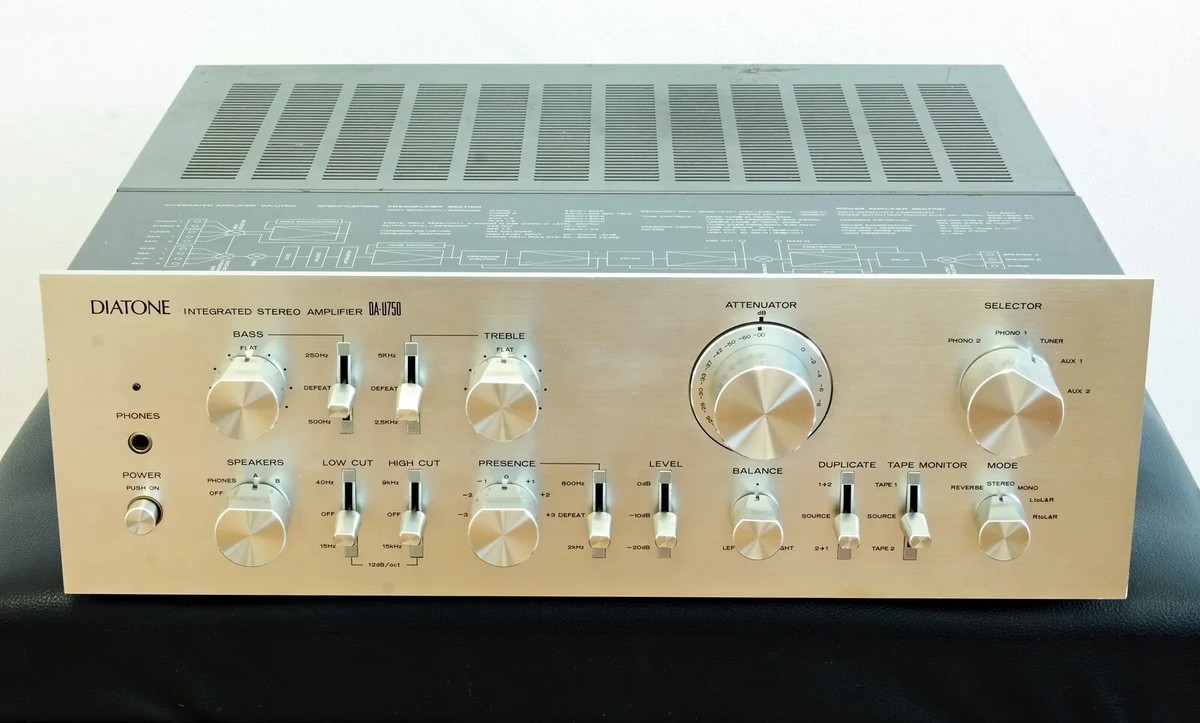 Diatone DA-U750 Integrated Amp, fully-overhauled perfectly Diatone DA-U750 Integrated Amp, fully-overhauled perfectly