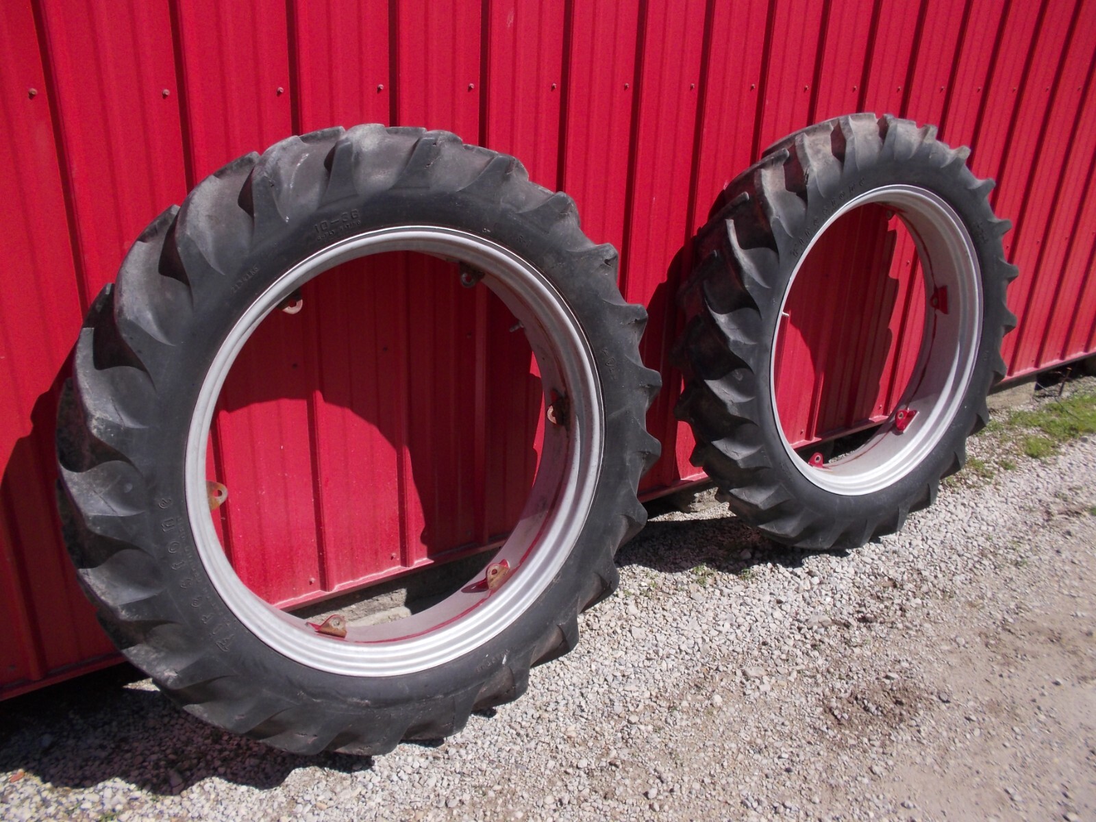 10 x 36" 11.2 Firestone Gum Dipped Traction tires on IH SC 200 230