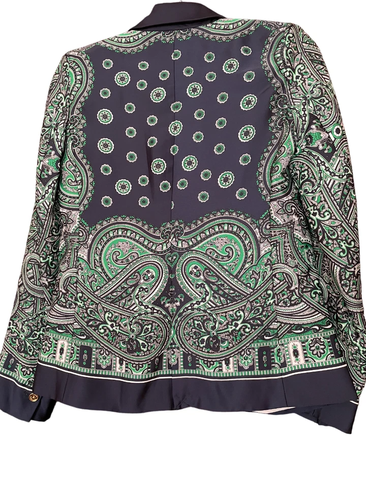 Новый Michael Kors многоцветный Royal пейсли одна кнопка блейзер размер 2 - Изображение 2 из 3