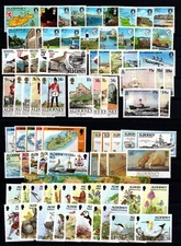 ALDERNEY 1983-1999:  COMPLETE FOR PERIOD:  19 SETS + 6 M/S + 2  DEFINS.  MNH