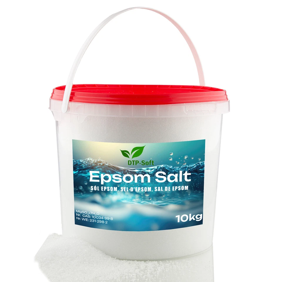10kg Epsom Salz Bittersalz Magnesiumsulfat Lebensmittelqualität 10 kg Eimer TOP - Bild 4 von 4