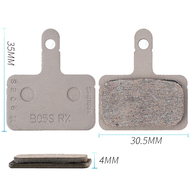 正品禧玛诺 B05S-RX 树脂碟刹卡钳垫 适合 BR-MT200 MT400 Altus — 第 3/4 张图片