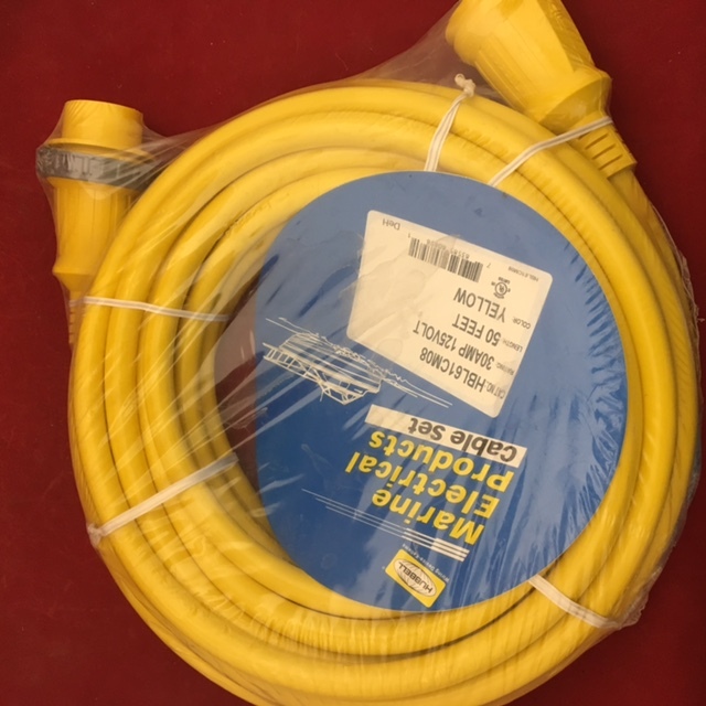 Hubbell Marine Electrical Products HBL61CM0830 amp 125 volt 50 feet
