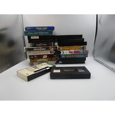 VHS VCR Video Head Cleaner and Random VHS LOT 