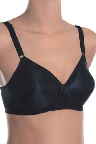 Sassa 11080 soft bra without underwrap with cruciferous bezel black white powder - Picture 1 of 12