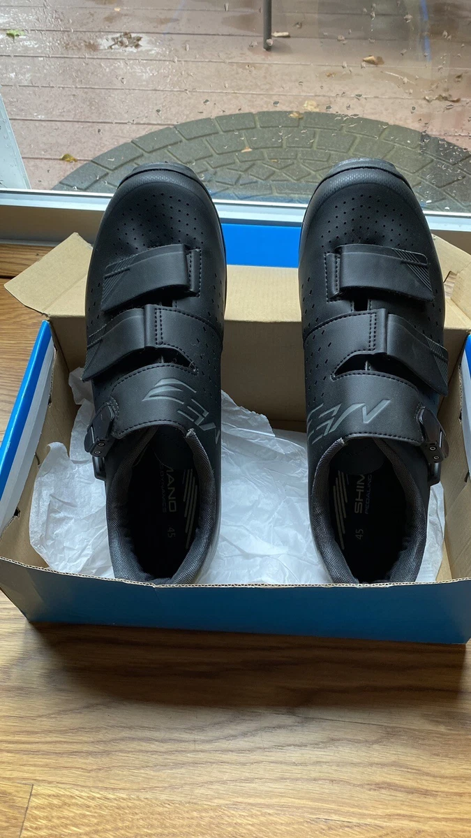 SHIMANO ME3 Mountain Bike Cycling Shoes Black 2 Bolt Men s Size EU 45 U.S 10.5