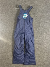 Columbia Kids Navy Blue Winter Snow Overalls Size M