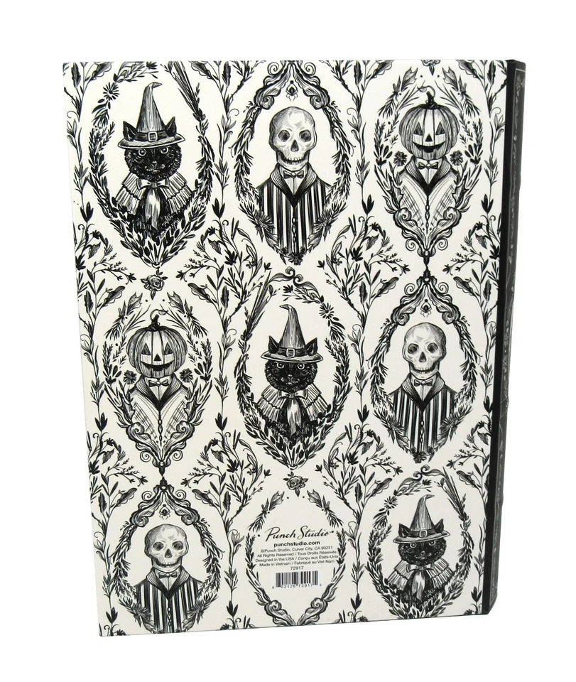Punch Studio Decorative Nesting Book Box Halloween Creepy Portraits 72917 Large - Image 3 of 4