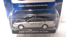 Greenlight Hot Pursuit 1:64 Virginia State Police 2008 Ford Crown Victoria MOC