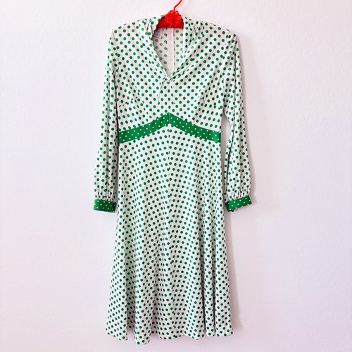 VTG Alfred Werber Women’s Polka Dot Dress