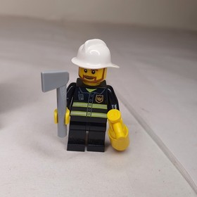 LEGO City Fire Fighter Set 7241 Fire Car COMPLETE Fireman Accessories ATV