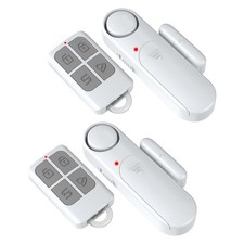 Wireless Door Alarm When Opened with Remote 2 Pack , Window Sensor Alarms fo...