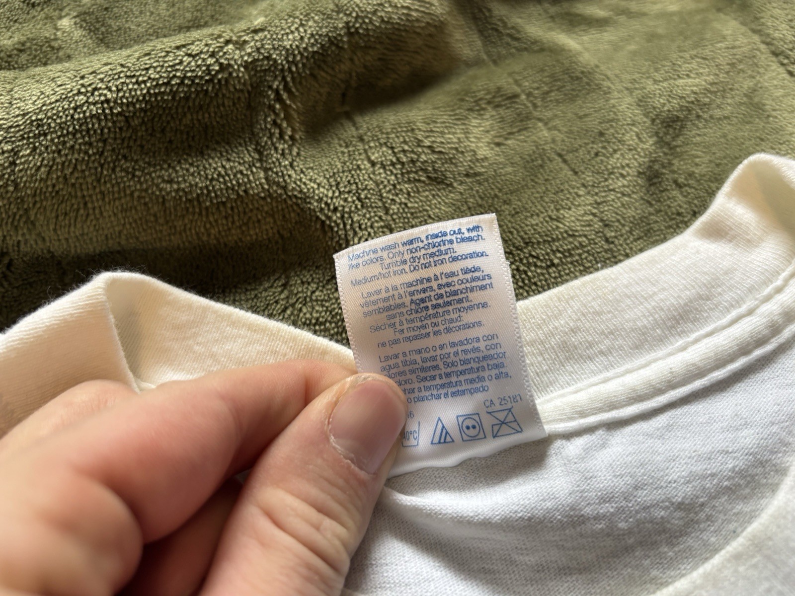 Humane Society Shirt Mens Large White Cat Dog Pet Hot Air Balloon Member Vintage