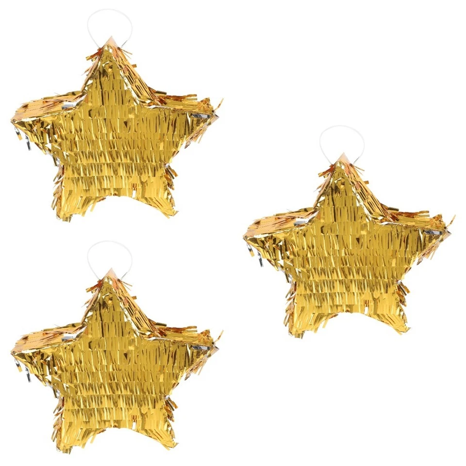 3 stücke stern pinata geburtstag partei pinata spielzeug pinata gefüllt - Bild 2 von 4