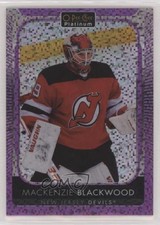 2021-22 O-Pee-Chee Platinum Violet Pixels 246/299 Mackenzie Blackwood #174 13og