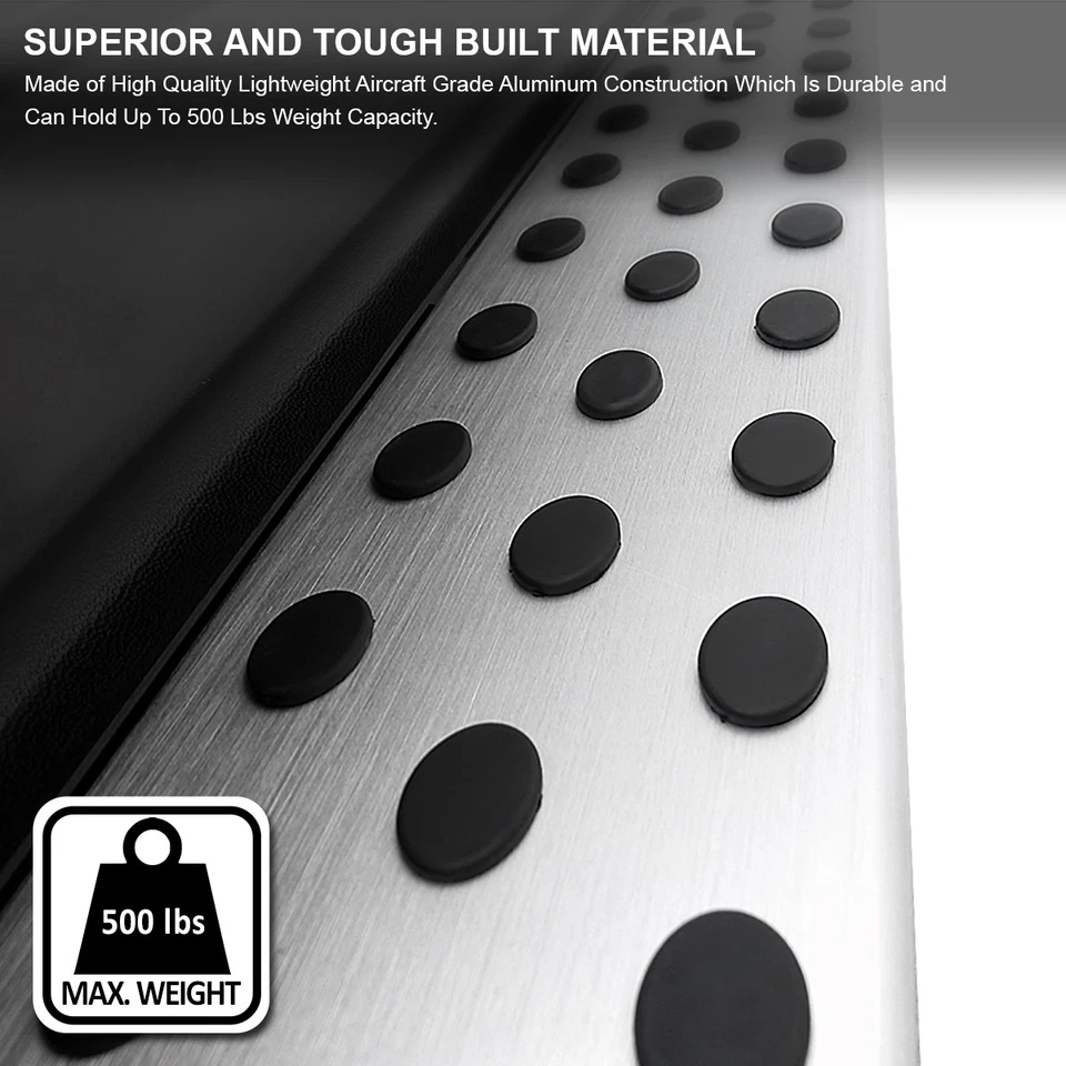 Fits 2006-2011 Mercedes W164 ML Class 320 350 Running Boards Side Step Nerf Bars - Image 3 of 4