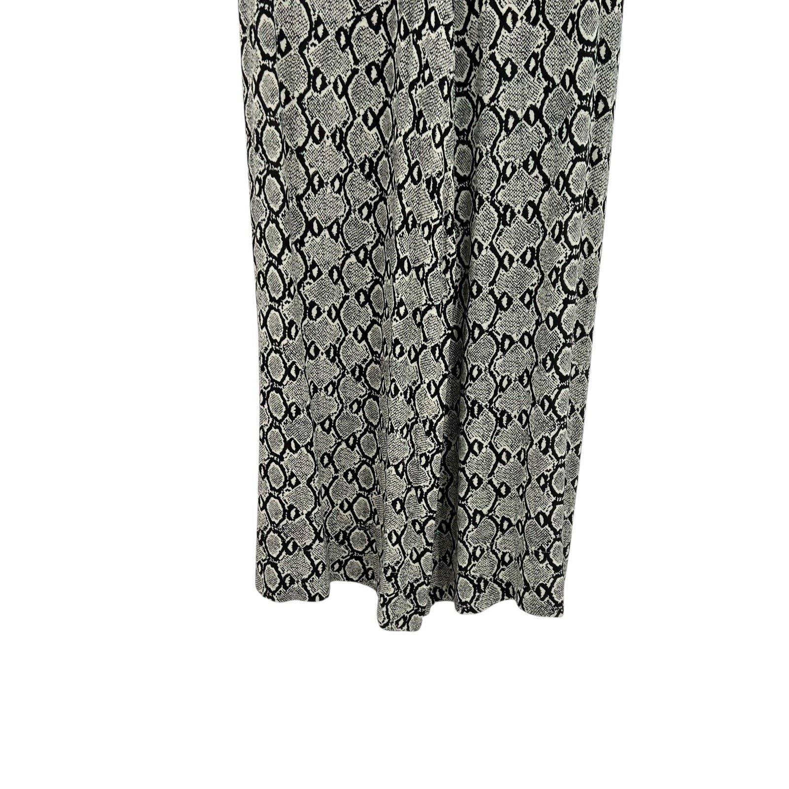 Zimmermann Hyper Cobra Split Pants Snakeskin Print Gray Size 1 US 6