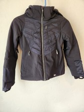 girls Obermeyer black ski jacket size S 8 