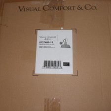Generation Lighting Outdoor Wall Sconce White 14" Tall 8737401-15