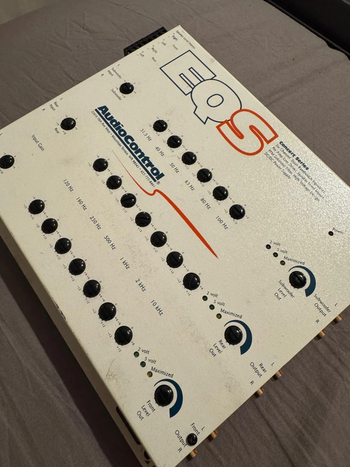 AudioControl EQS- 6 Channel Output 13-band equalizer Crossover Audio Control EQ - Image 3 of 4