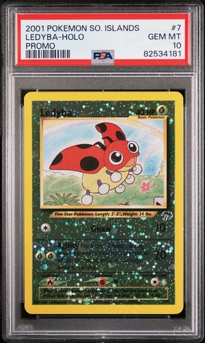 Pokemon Ledyba Holo Southern Islands Promo 7/18 PSA 10 Gem Mint
