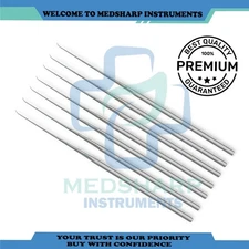 10pcs Hough Foot Plate Pick Slightly Curved Tip 15cm 6" ENT Surgical Instrument