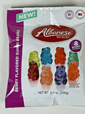 Albanese World's Best Berry Gummi Bears Gluten Free Candy Bag