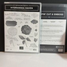 Stampin  Up HYDRANGEA HAVEN Stamp Set  Hydrangea Dies Bundle Retired