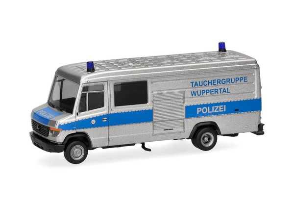Herpa 098823 | Mb Vario Kasten | Polizei Tauchergruppe Wuppertal | 1:87-image