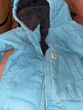 Carhartt Kids Xs Size 6 Sherpa Lined Sierra Jacket Teal