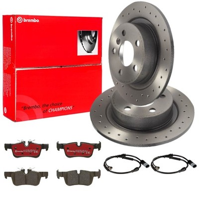 BREMBO SPORT Bremsscheiben 280mm XTRA Beläge Satz Hinten für BMW F39-F48 MINI