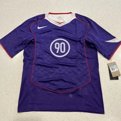Nike Total 90 Soccer Jersey Medium Purple/White/Red IM6299-547 NWT - Image 1 of 4