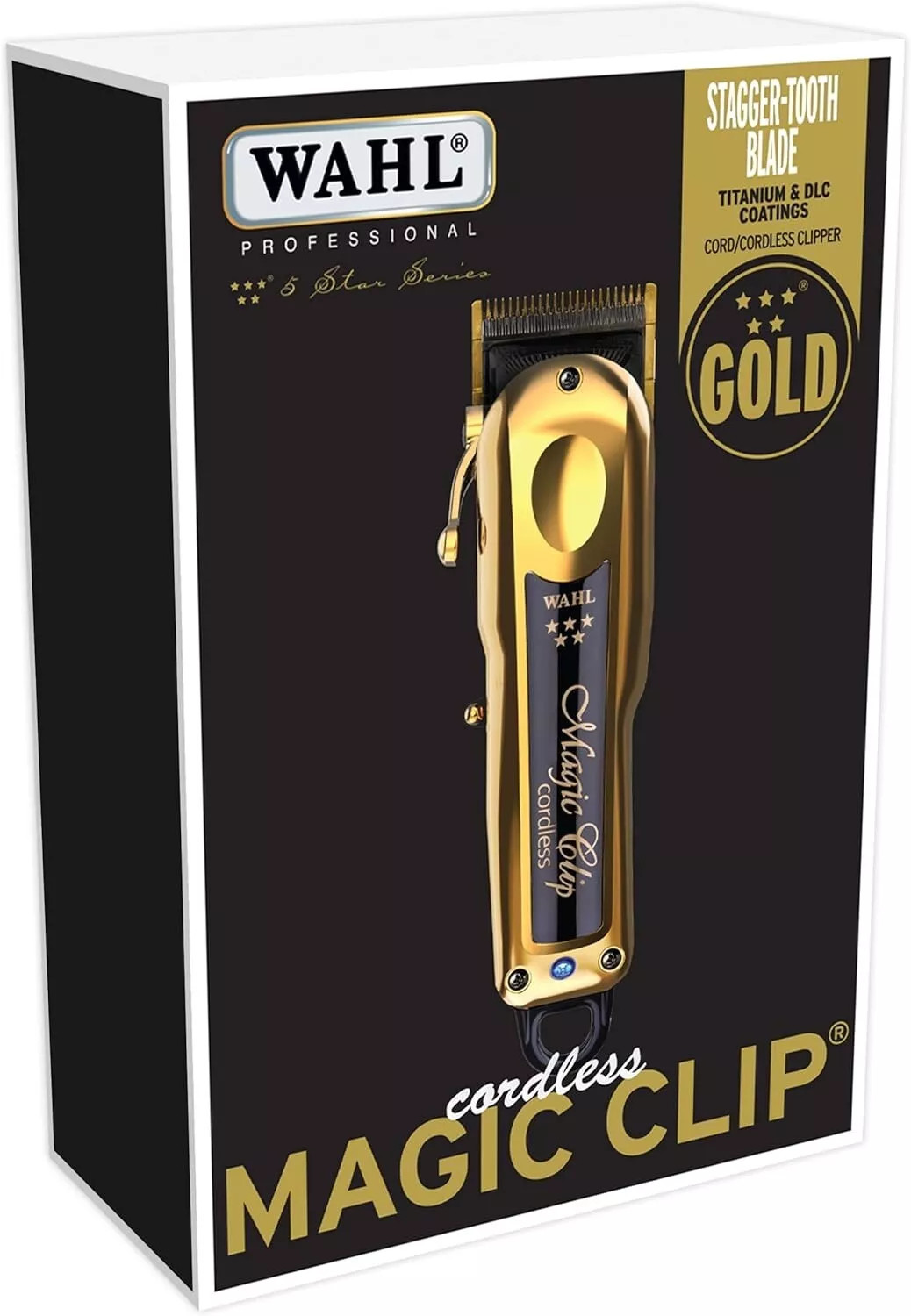 New WAHL Professional 5 Star Cordless Magic Hair Clipper - 8