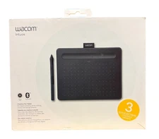 Wacom Intuos Creative Wireless Pen Graphic Tablet w Software, Small, Black
