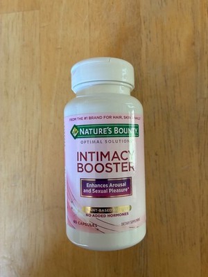 Nature's Bounty Intimacy Booster 60 Capsules Enhances Arousal & Sexual Pleasure