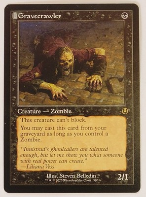 Gravecrawler -Retro Frame- Innistrad Remastered Regular Zombie INR 380 mtg NM/M