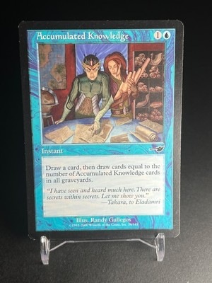 Akkumuliertes Wissen - Nemesis - NM - MTG Magic the Gathering