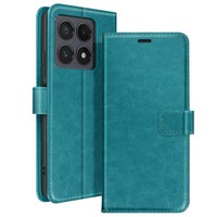Mayaxess, FüR Xiaomi 14T Pro Wallet Case Standfunktion Mit Handschlaufe, TüRkis